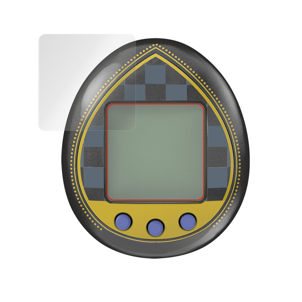 市場 KINGDOM キングダムハーツ OverLay 保護 HEARTS フィルム Tamagotchi 20th 9H Plus for  Anniversary