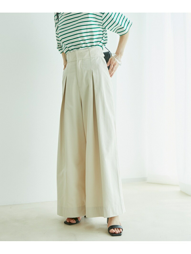 コットンダンプワイドパンツ Vis ビス ジーンズ スラックス パンツ コットンダンプワイドパンツ Vis ビス ジーンズ スラックス パンツ