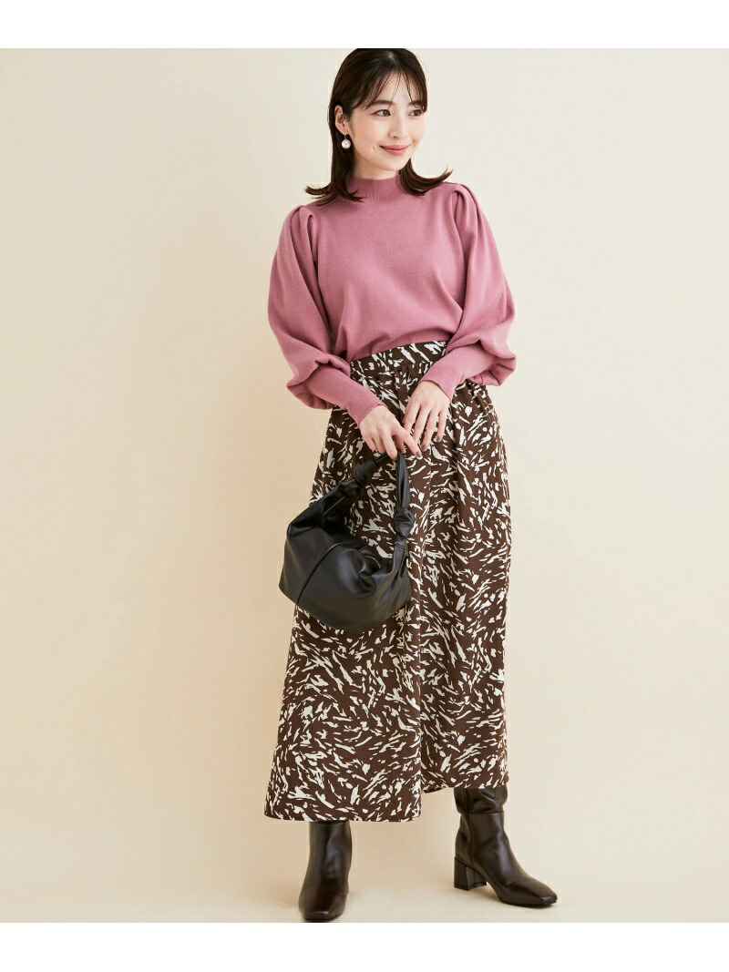 美短 一枚でスタイルアップ 肩釦アクセントニット ゼブラプリントスカートドッキングワンピース Vis ビス ワンピース ワンピースその他 ピンク ブラック ベージュ 先行予約 送料無料 Rakuten Fashion Fitzfishponds Com