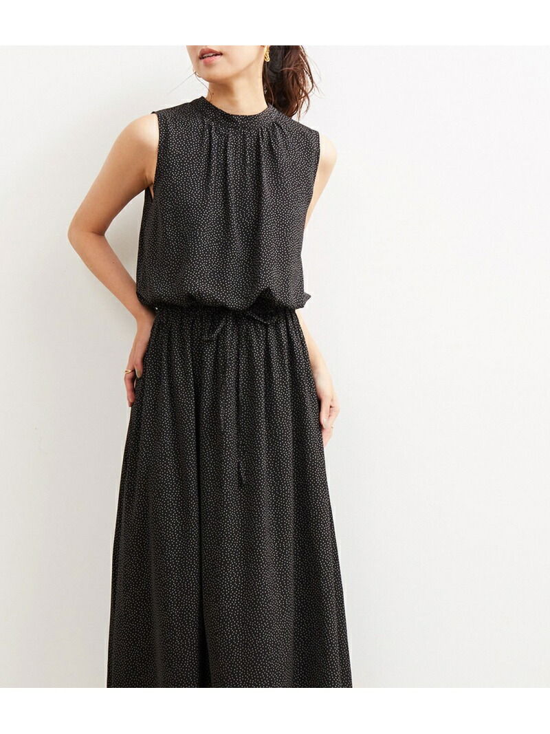 楽天市場 Rakuten Fashion Sale 50 Off ドットプリントノースリーブワンピース Vis ビス ワンピース ワンピースその他 ブラック ブラウン Rba E Vis ビス