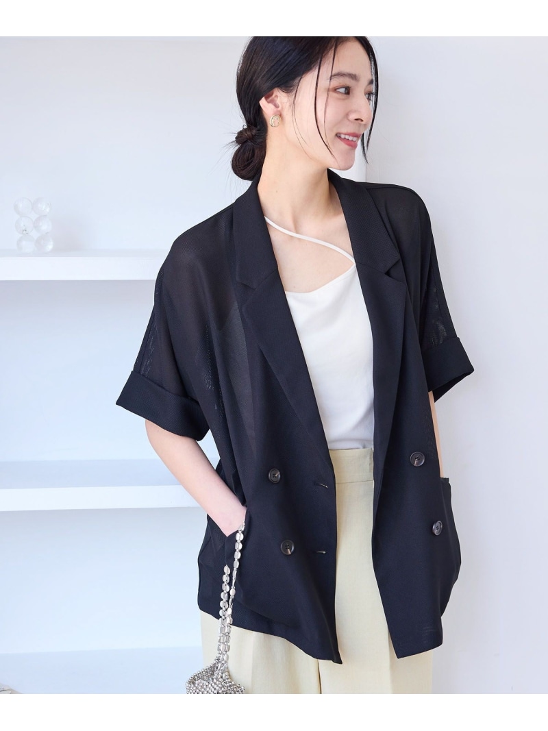洗える】メッシュドルマンサマージャケット VIS ビス ジャケット