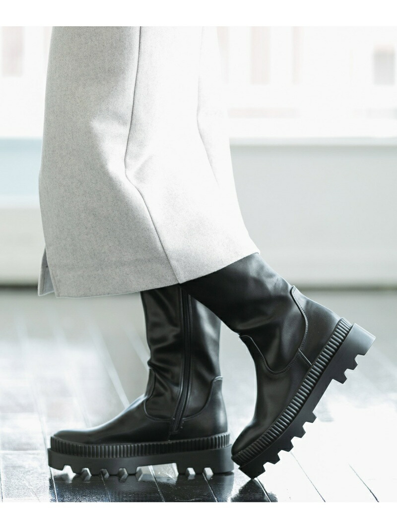 軽くて楽ちん厚底ロングブーツ Juze ビス シューズ 軽くて楽ちん厚底ロングブーツ Juze ビス シューズ