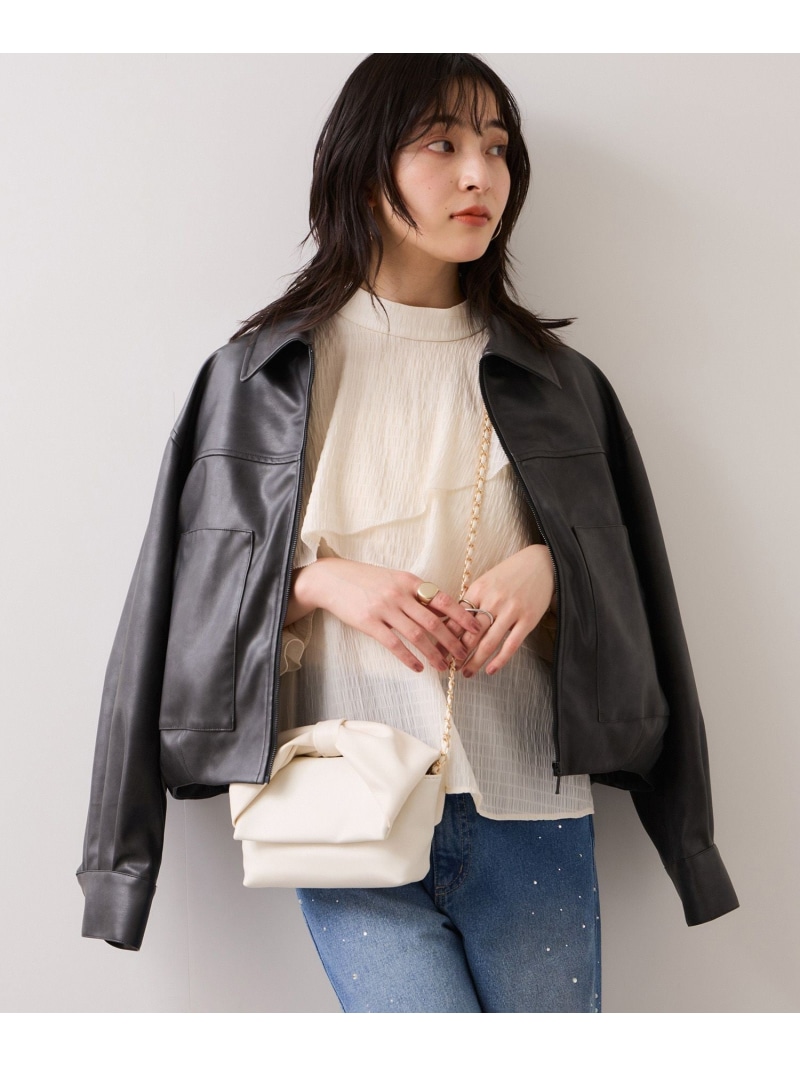 【SALE／20%OFF】アウト衣嚢合皮上衣 VIS 螺旋釘 ジャケット・アウター 上衣・前掛け 黒いこと 白いこと【RBA_E】【貨物輸送無料】[ Fashion]