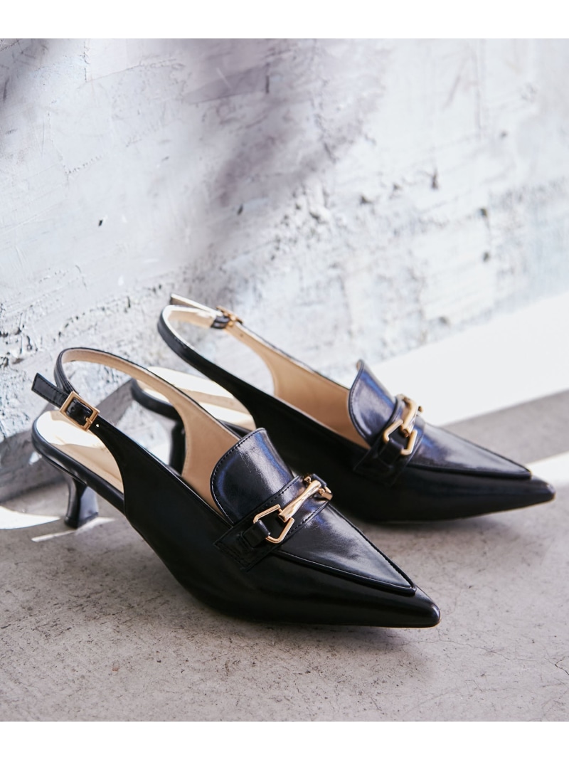 BABYLONE バビロン バックスリングパンプス 楽天市場】【SALE／40%OFF】バックスリングパンプス BABYLONE