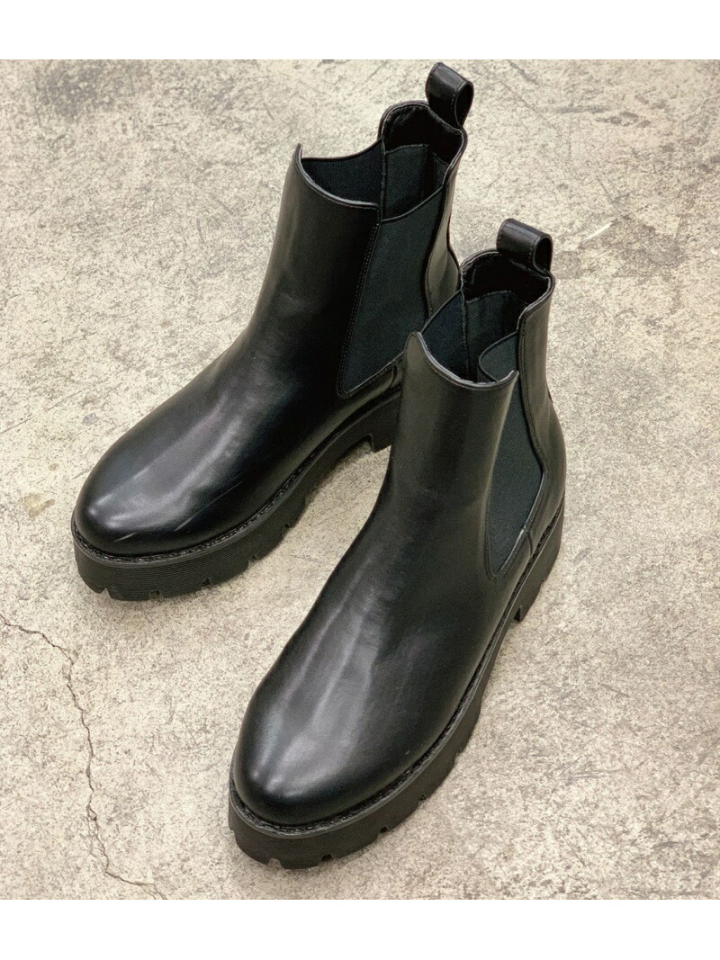 厚底サイドゴアブーツ Juze ビス シューズ ショートブーツ