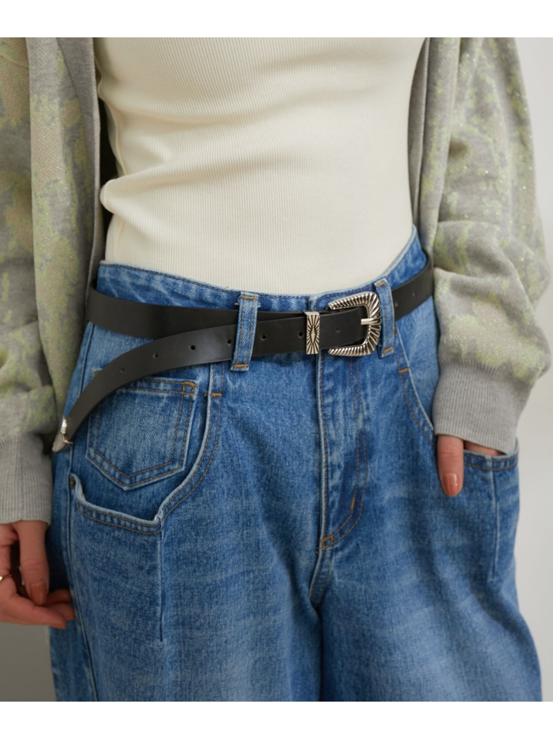 楽天市場】(W)ウエスタンバックルベルト JEANASIS ジーナシス
