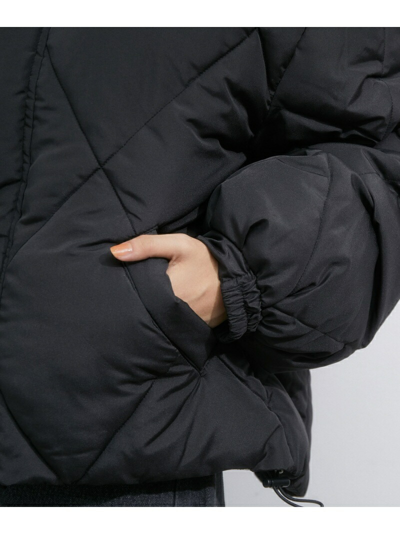 軽くて暖かいファイバーダウンダイヤキルトショートブルゾン Vis A Vis コート ビス ジャケット