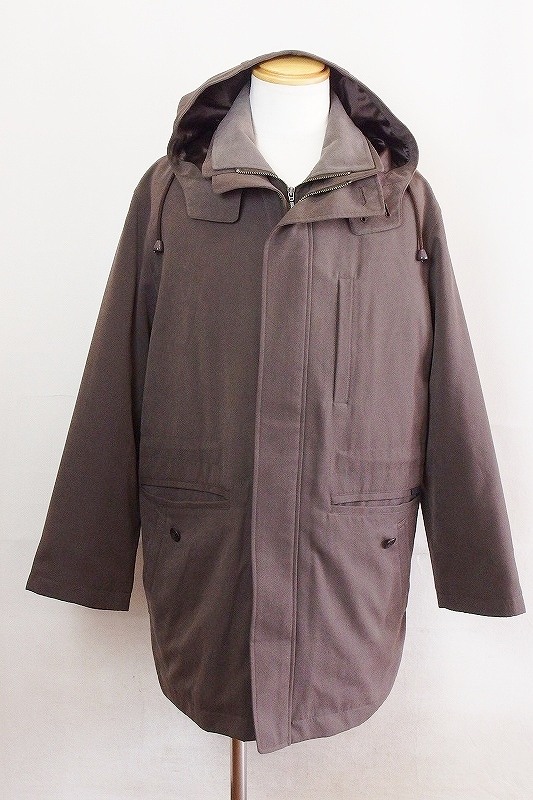 【美品】ロレンツォ アゾラ ブラウンスウェードブルゾン　サイズ46 2880800000042172-2.jpg