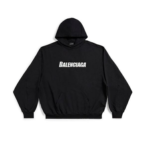 【中古】BALENCIAGA バレンシアガ 【22AW】Destroyed オーバーサイズ フーディー ダメージ加工 メンズ 729361TNVL21070 sy4620206996
