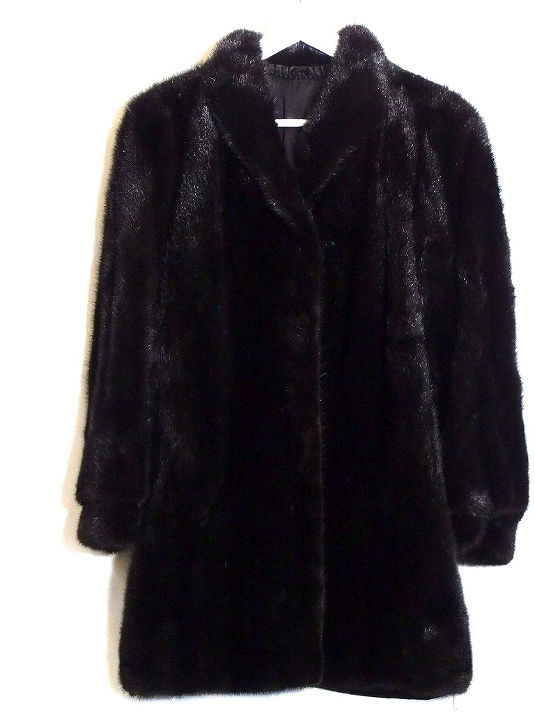 楽天市場】【SAGA MINK】サガミンク高級毛皮コート ダークブラウン系