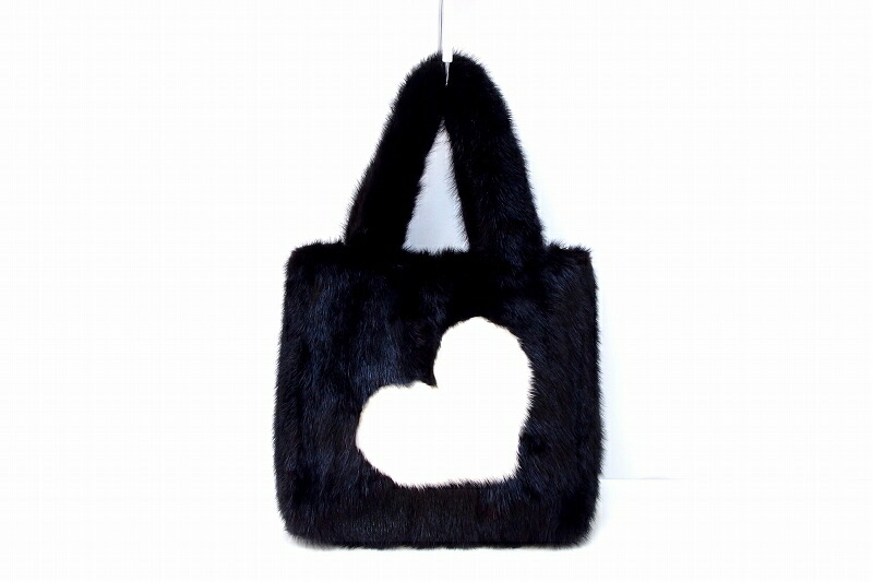 楽天市場】ミンクの小川 オーバルバッグ マホガニー ファー