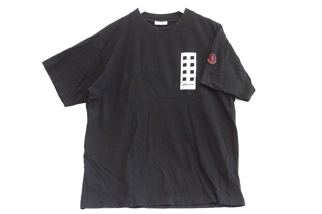 楽天市場】MONCLER MAGLIA T-SHIRT BLACK サイズXL C-SCOM-19-18922