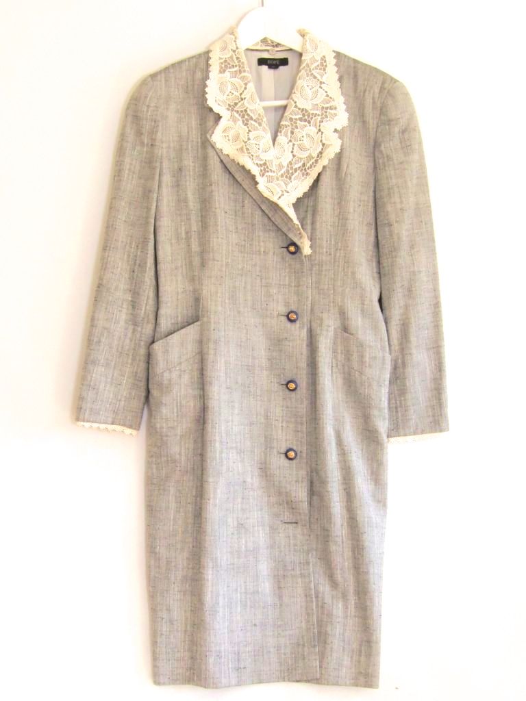ROBE de PEAローブデポーリネン×ウール×コットン　ノーカラージャケット 楽天市場】ROBE de PEAU ローブデポー コットンリネンジャガード