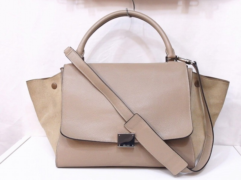 楽天市場】【お値下げ品】【中古】 CELINE （セリーヌ） ﾄﾗﾍﾟｰｽﾞ 2way