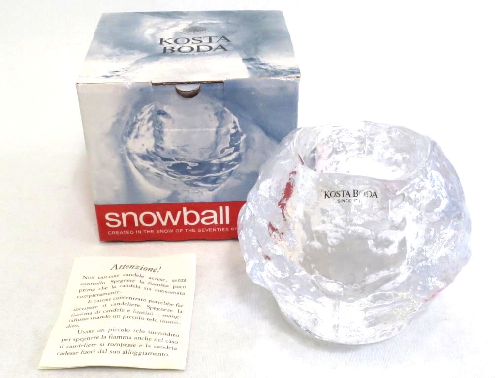 2個セット「KOSTA　BODA　 SNOWBALL 」キャンドルスタンド 2個セット「KOSTA BODA SNOWBALL 」キャンドルスタンド - メルカリ