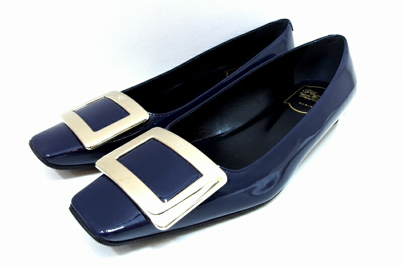 楽天市場】ロジェヴィヴィエ ROGER VIVIER スクエアトゥ