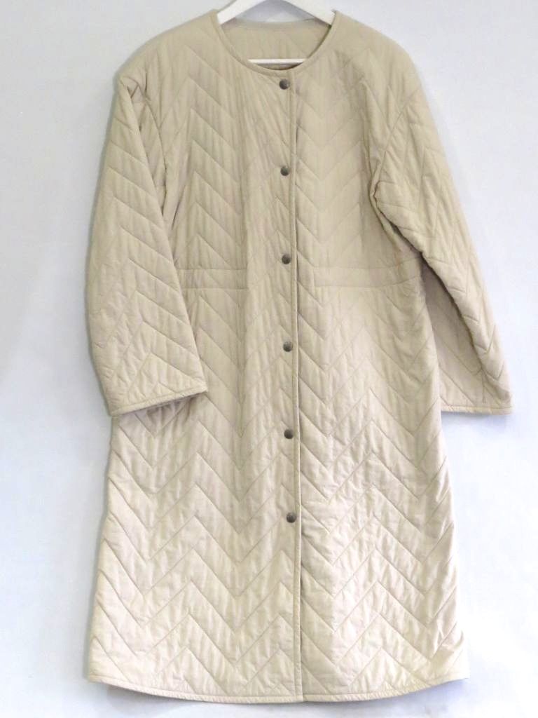 【中古】theory luxe セオリーリュクス 20AW キルティング ノーカラーコート 【クリーニング済み】 ・38 0409620 VIRGO SPICA sy5010223072|BRAND VISION ブランドビジョン