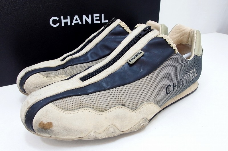 【中古】CHANEL シャネル スポーツライン スニーカー ココマーク ロゴ ・36.5 A21644 kz5022228152