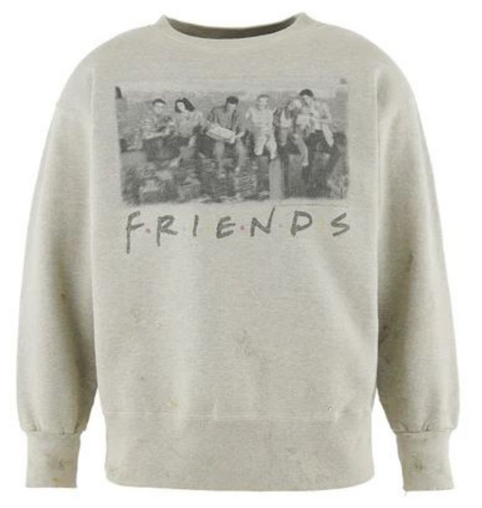 ＜25SS＞＜売り切れ品＞  SAINT MICHAEL×FRIENDS二人三脚 労働者の一団のど頚 流汗  M SM-HR8-0000-C58 kz5024229231