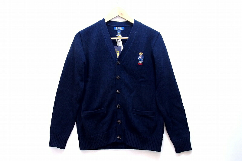 【中古】POLO RALPH LAUREN ラルフローレン  ポロベア 綿織物編み物 ジレー【ボーイズ】  L（14-16） 160 kz5202229679