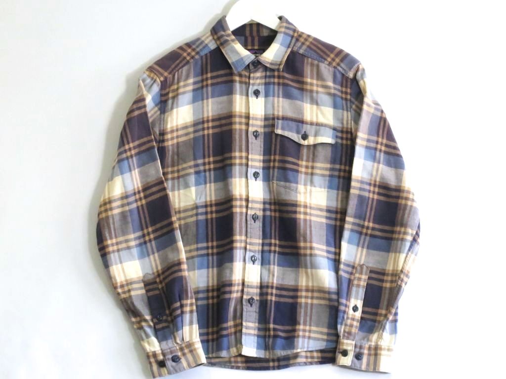 楽天市場】13年製 patagonia L/S Pima Cotton Shirt 青紫 XXL