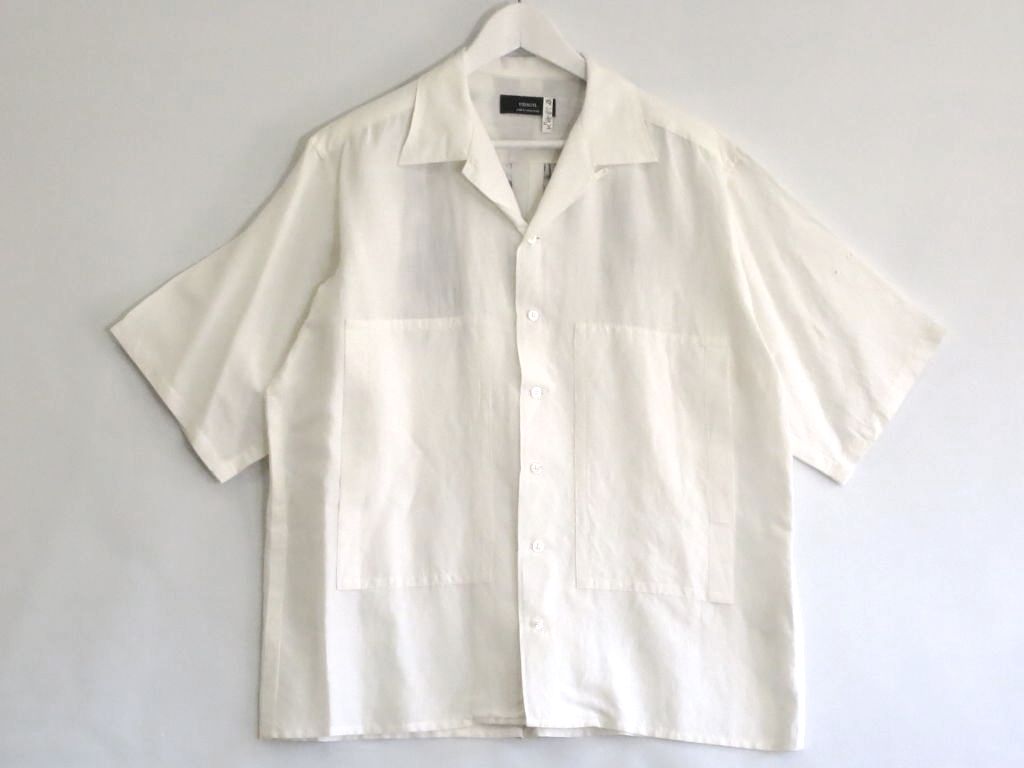 【中古】＜クリーニング済み＞Tango Shirt #White ensou.　オープンカラーシャツ メンズ ・M [E10S004] ホワイト kz5024229085