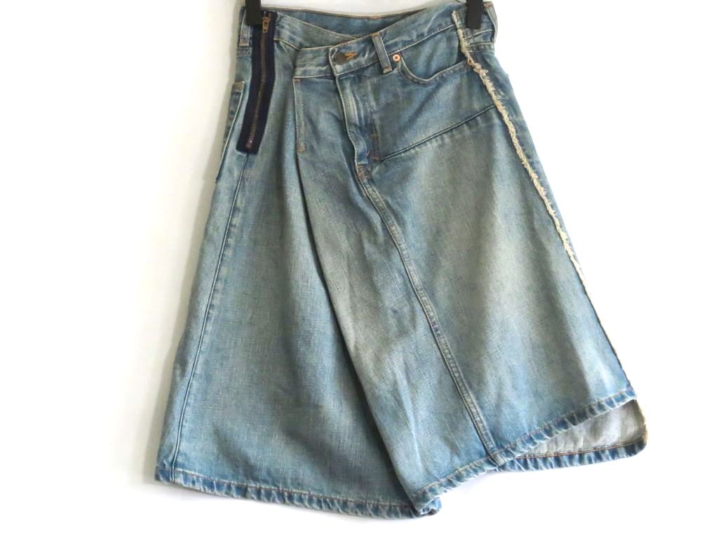 【中古】JUNYA WATANABE ジュンヤワタナベ デニムスカート ・S JN S052 ブルー sy5208231509｜BRAND VISION ブランドビジョン
