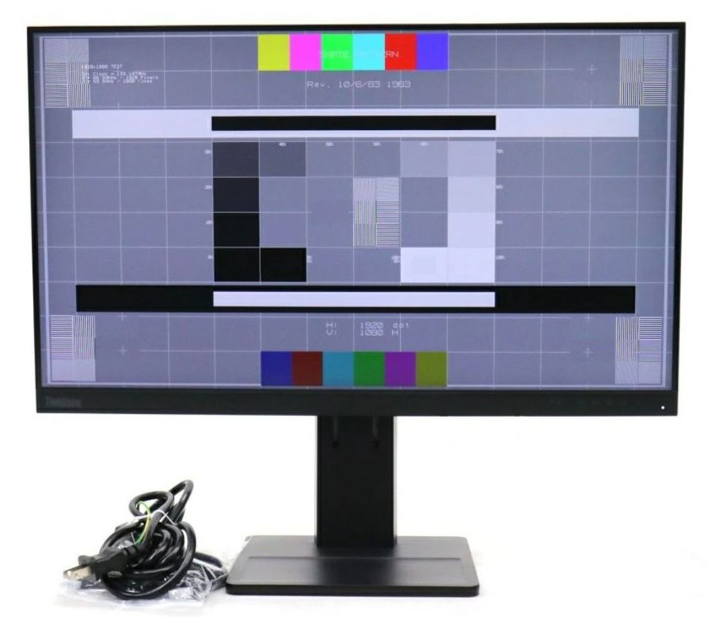 【中古】＜元箱あり＞＜当て嵌める極少＞ lenovo レノボ  ThinkVision E24-20 23.8in非光輝IPSダイアログボックス 盛りだくさん固定ディスク 黒いこと kz5208231731