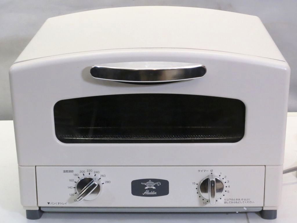 【中古】Aladdin アラジン  2024年製 グラファイトトースター AET-GS13C 白いこと kz5022228369