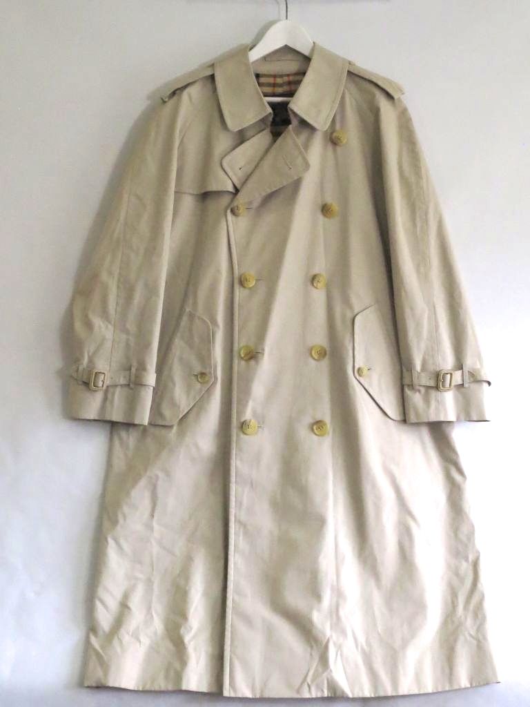 【中古】Burberrys バーバリー  トレンチコート 古典派音楽填まる ＊胴締め欠品 メンズ WRO83-902-01-C-TK83 ベージュ ow5210231982