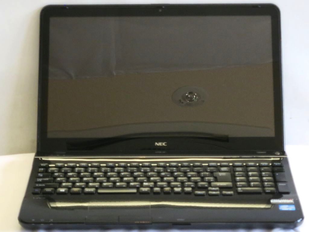 【中古】Windows10 NEC 日本電気  LAVIE 記憶装置4GB HDD750GB 写真機内蔵 すべり出し化済 パソコン-LS550/L 黒いこと ok5210232331