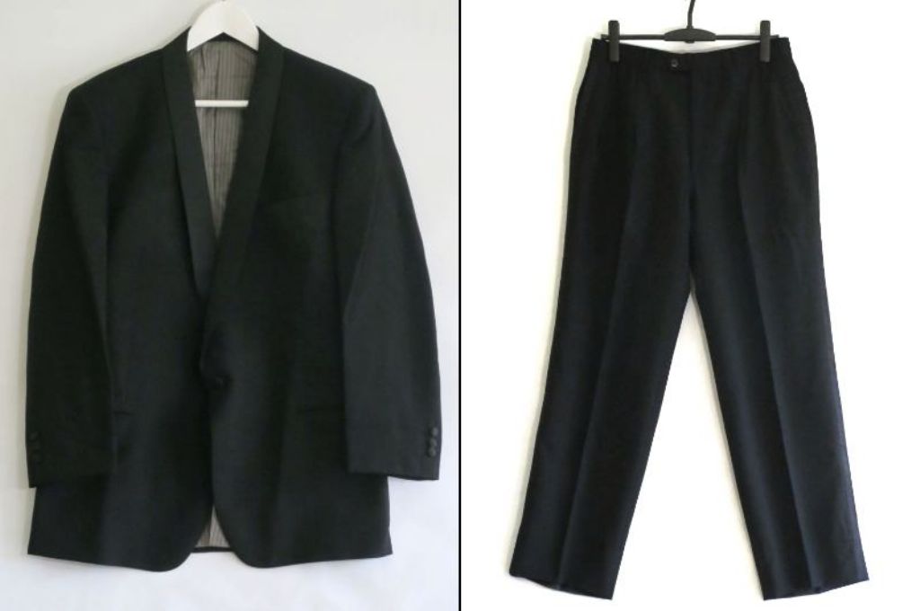 【中古】小物類セット/イタリア製 Cerruti 1881 チェルッティ ピュアウール タキシード メンズ ・54 ブラック ok5204230691|BRAND VISION ブランドビジョン