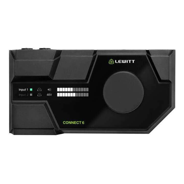 LEWITT CONNECT 6 オーディオインターフェース USB DTM 音楽制作 録音 生配信 ループバック CubaseLE｜ビジョンストア