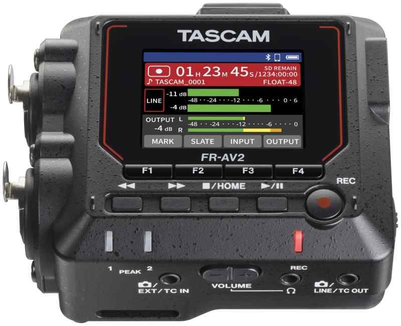 TASCAM(タスカム) FR-AV2 32ビットフロート対応2chポータブルフィールドレコーダー/タイムコードジェネレーター デュアルADコンバーター タイムコード同期 オーディオインターフェース