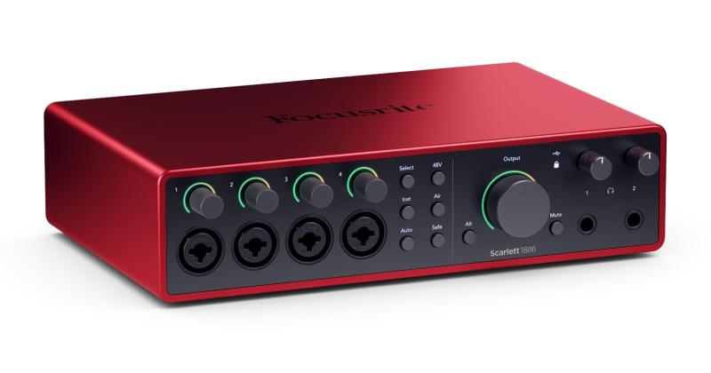 Focusrite Scarlett 18i16 (4th Gen) 18in 16out オーディオインターフェイス 第4世代 フォーカスライト｜ビジョンストア