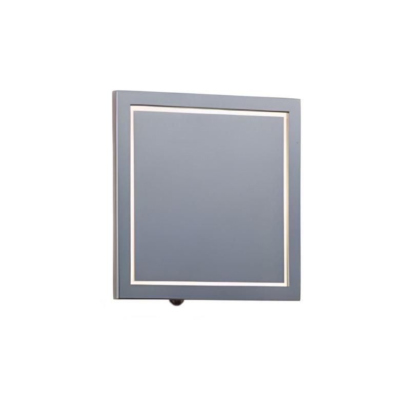 大光電機 DAIKO ポーチライト 人感センサー ON/OFFタイプI ランプ付 LEDユニットフラット形（径75mm） 4.3W（GX53-1） 電球色 2700K 白熱灯60W相当 高演色Ra93 防雨形 カバー回転式 電気工事必要 シルバ