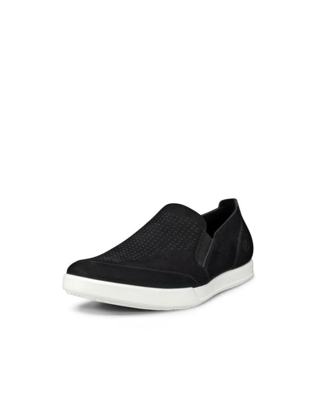 ecco(エコー) メンズ ECCO TRAVEL M メンズ 本革 スリッポンスニーカースリッポンスニーカー