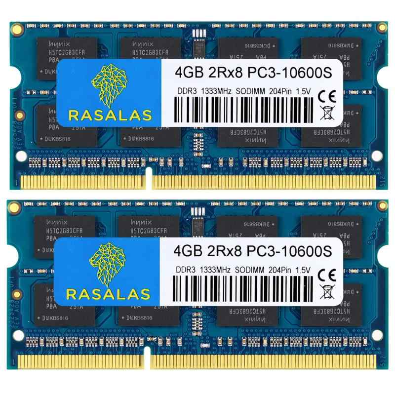 DDR3 10600SL Sodimm ランダムアクセス記憶装置 Memory PC3-10600S-8GBx1-緑色-1x8GB-PC3-10600S-緑色-2x8gb-10600SL-青い