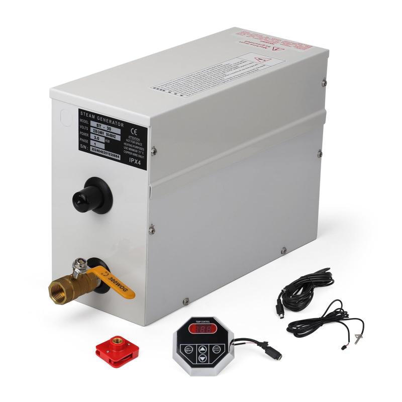 JTVTW 蒸気発生器 小型蒸気発生装置 スチーム発生器 家庭用 業務用 3KW