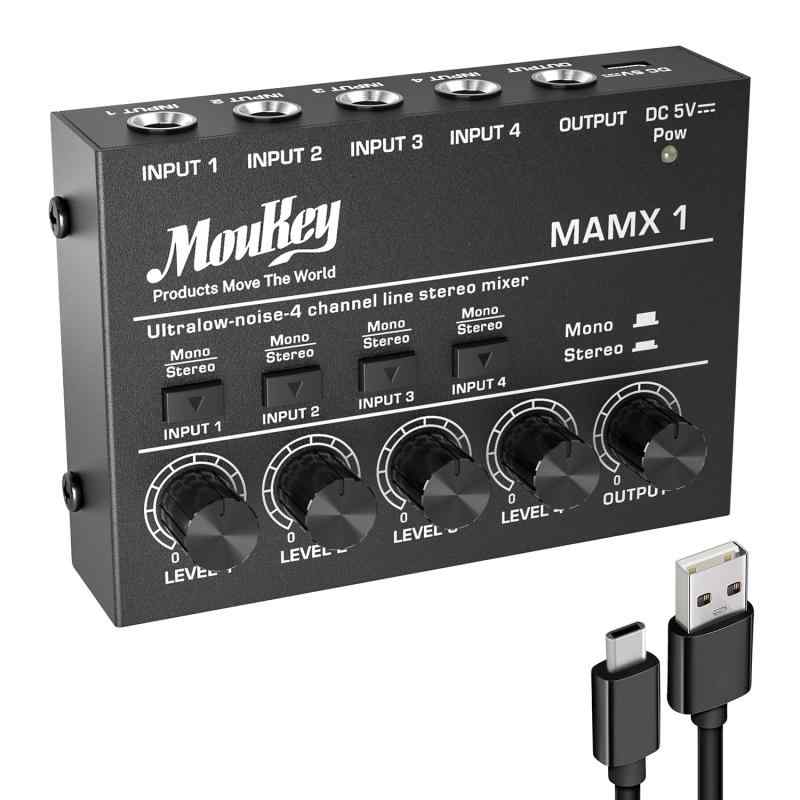 Moukey オーディオミキサー 4,372円