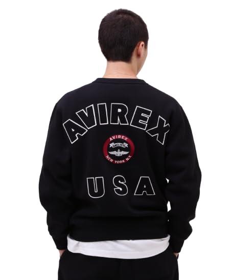 [Avirex] [アヴィレックス] VARSITY LOGO CREW NECK SWEAT/バーシティ ロゴ クルーネック スウェット 783-3932007 メンズ 10,712円