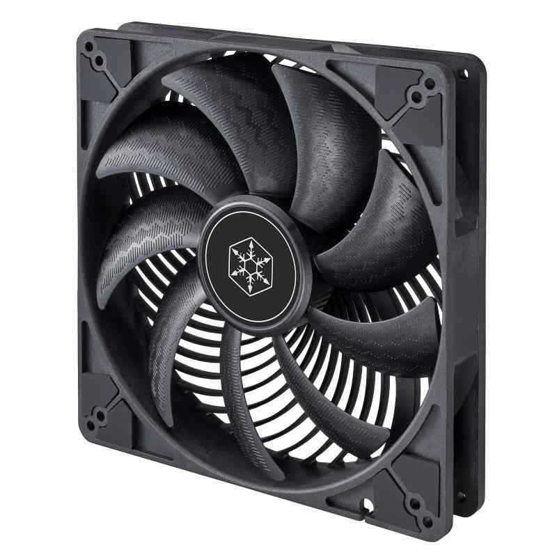 Silverstone Air penetrator Air Channeling ケースファン 180 x 180 x 32mm、700/1200rpm AP181 (ブラック)