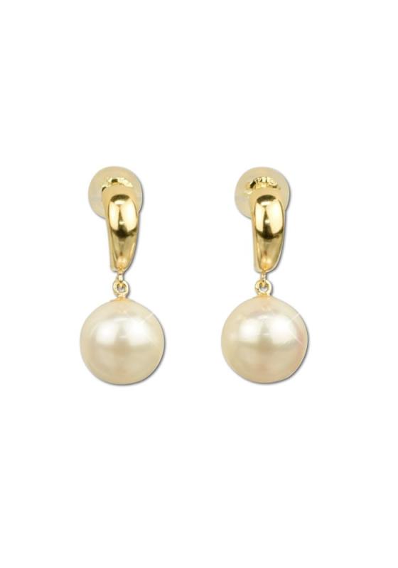 [四葉のクローバー] 18金 あこや真珠 ピアス 18k K18 ゴールド パール 真珠 スタッドピアス 揺れるピアス 6月 誕生石 女性 レディース：Ma649｜ビジョンストア
