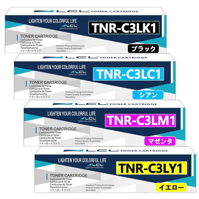 LCL OKI用 TNR-C3L TNR-C3LK1 TNR-C3LK3 TNR-C3LC1 TNR-C3LC3 TNR-C3LM1 TNR-C3LM3 TNR-C3LY1 TNR-C3LY3 (4色セット) 再生トナーカートリッジ 対応機種: C811｜ビジョンストア