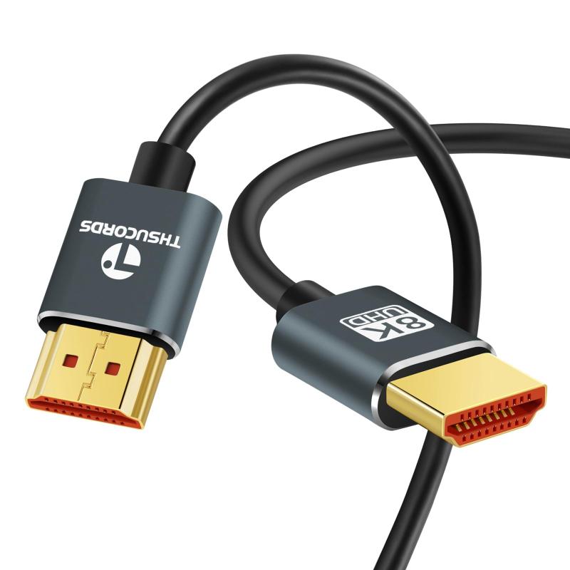 Thsucords 超薄型 8K HDMIケーブル