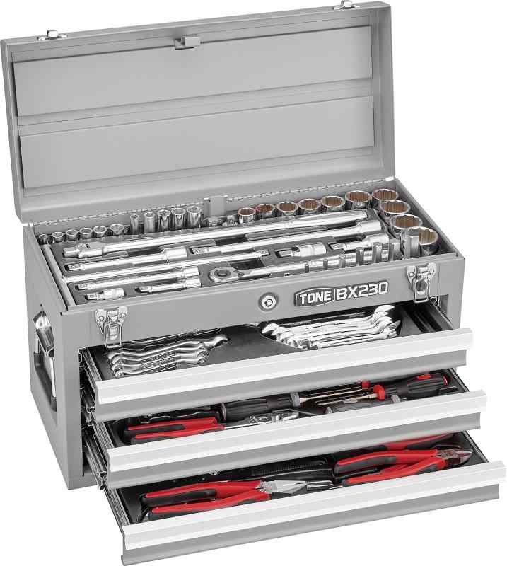 トネ(TONE) ツールセット TSX950 差込角9.5&12.7mm(3/8"&1/2") 内容86点|ビジョンストア