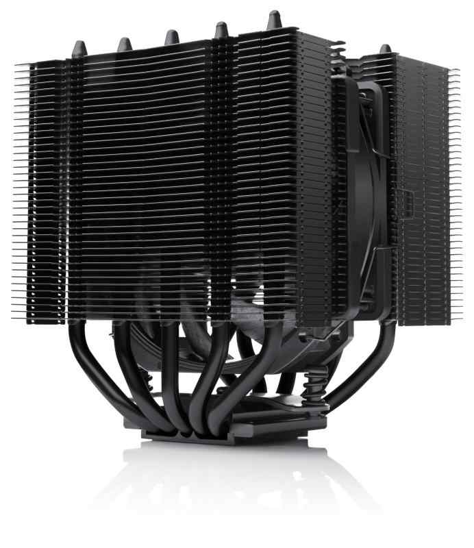 Noctua NH-D12L chromax.black, ローハイトデュアルタワーCPUクーラー(120mm、ブラック)|ビジョンストア