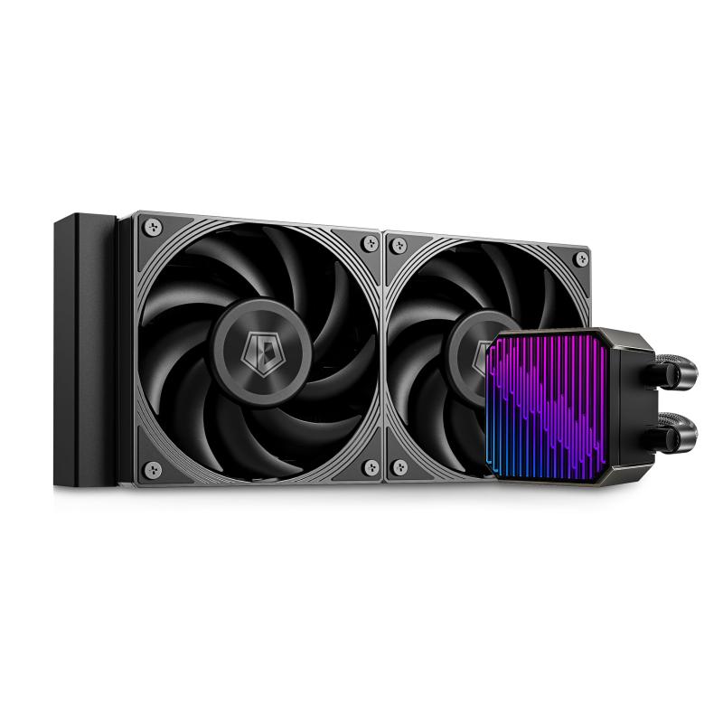 ID-COOLING DX240 MAX 流動物中央処理装置冷房装置 240粍 ARGB AIO冷房装置、厚さ38粍の冷却器、2つの120粍高能率気違い、皆無RPM受け支える、Intel LGA1851/1700/1200/115X \u0026amp; AMD