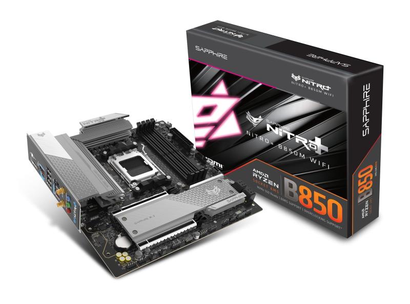 SAPPHIRE NITRO+ B850M WIFI Micro-ATXマザーボード 52123-01-40G MB6837｜ビジョンストア