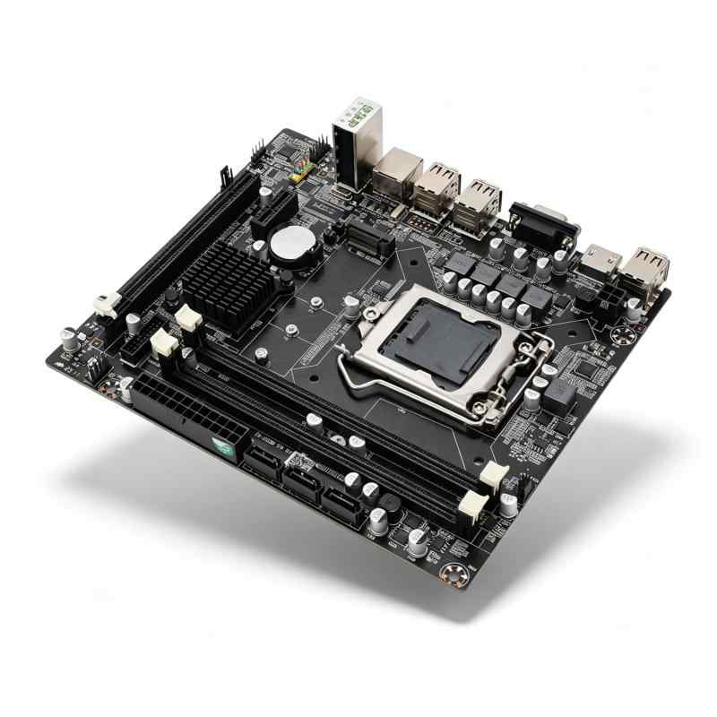 H55 コンピュータマザーボード、M.2 NGFF LGA 1156 スロット DDR3 8 チャンネルメモリ 4 相電源ゲーミングマザーボード 5,688円